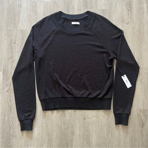 NWT Aritzia TNA Bosley Sweater / Long Sleeve Shirt - Black - Small